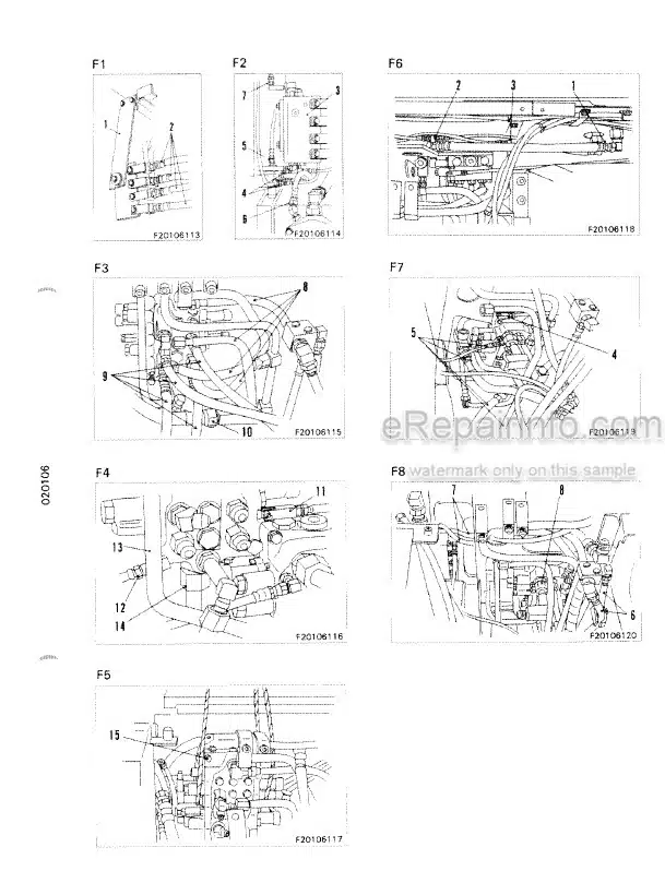 Photo 5 - Komatsu PC60-6 PC60L-6 PC90-1 Shop Manual Excavator SEBM02010607