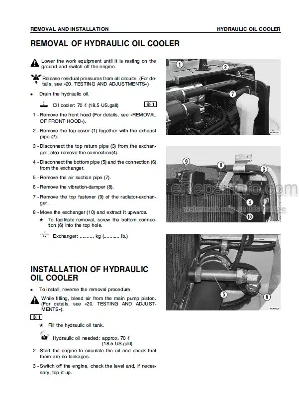 Photo 3 - Komatsu PC75R-2 Shop Manual Hydraulic Excavator WEBM002600 SN 22E5200001-