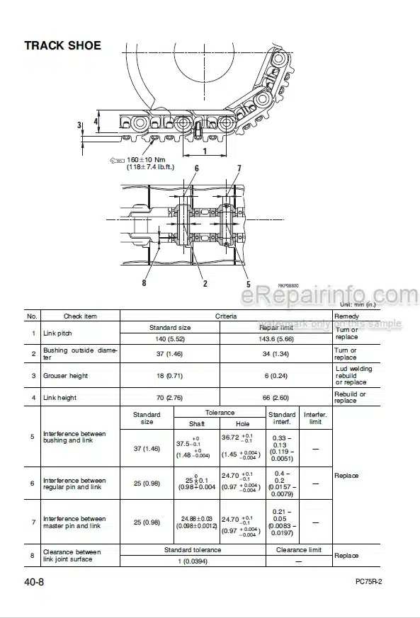 Photo 3 - Komatsu PC75R-2 Shop Manual Hydraulic Excavator WEBM004000 SN 22E5200763-