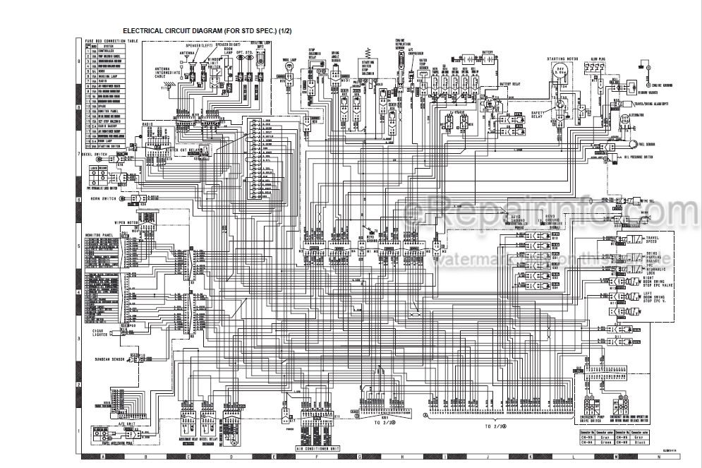 Photo 4 - Komatsu PC78MR-6 Shop Manual Mini Excavator SEBM030604 SN 1001-