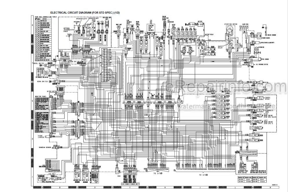 Photo 4 - Komatsu PC78MR-6 Shop Manual Mini Excavator SEBM030604 SN 1001-