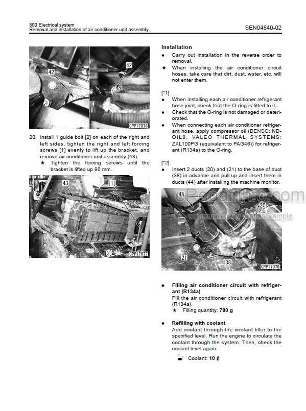 Photo 6 - Komatsu PC78UU-6 PC78US-6 Shop Manual Hydraulic Excavator SEBM025118
