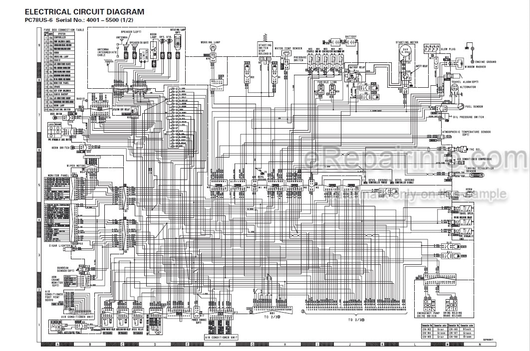Photo 3 - Komatsu PC78UU-6 PC78US-6 Shop Manual Hydraulic Excavator SEBM025118