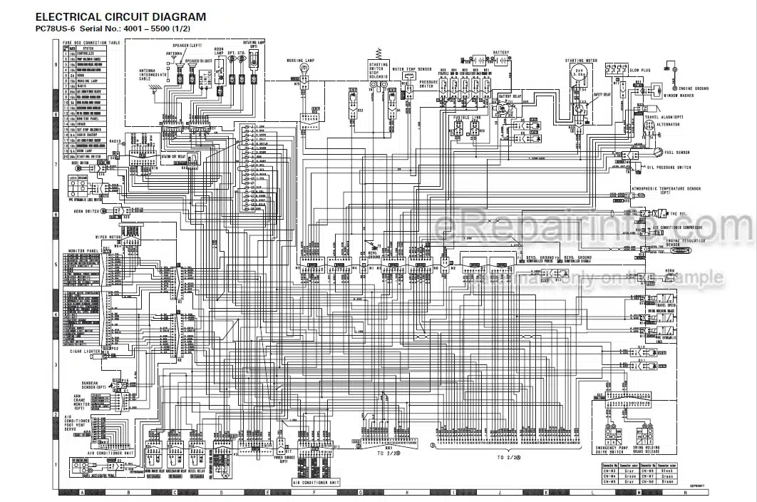Photo 3 - Komatsu PC78UU-6 PC78US-6 Shop Manual Hydraulic Excavator SEBM025118