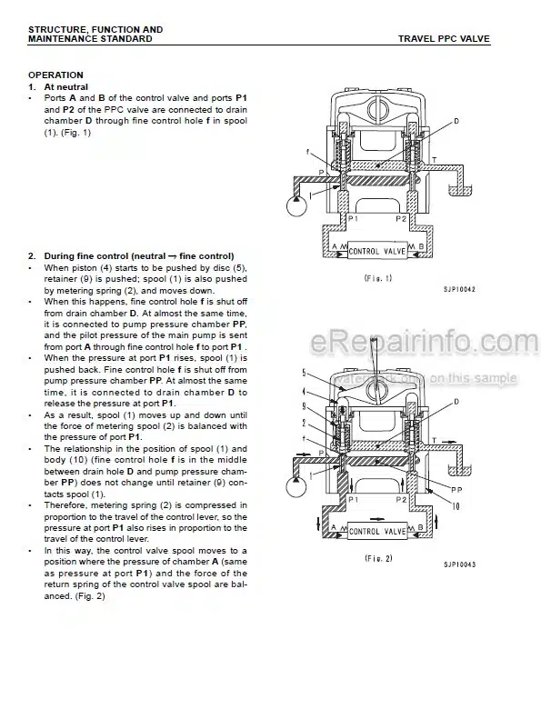 Photo 5 - Komatsu PC78UU-6 PC78US-6 Shop Manual Hydraulic Excavator SEBM025118