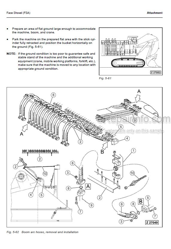 Photo 5 - Komatsu PC8000-6 Diesel Shop Manual Hydraulic Excavator GZESM12040 SN 12037-
