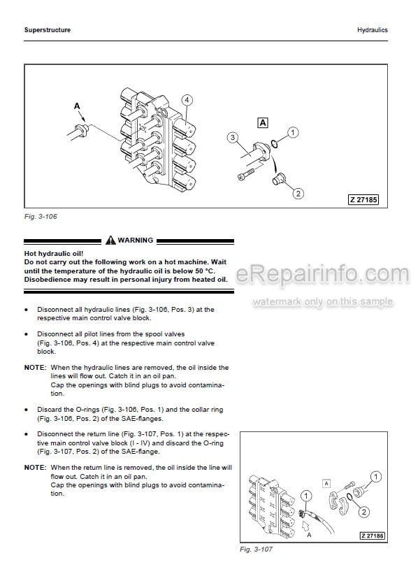 Photo 3 - Komatsu PC8000E-6 Shop Manual Hydraulic Excavator GZEBM12037-0 SN 12037-
