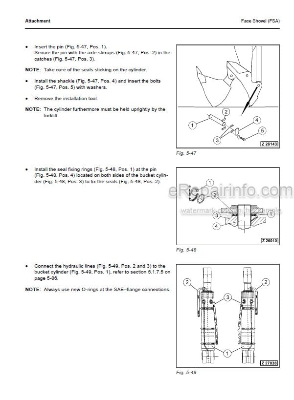Photo 7 - Komatsu PC8000-6 Diesel Shop Manual Hydraulic Excavator GZESM12040 SN 12037-