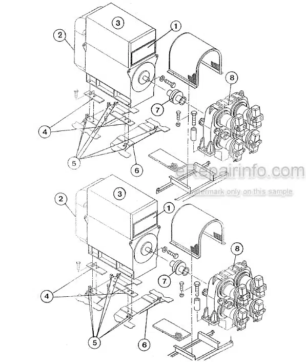 Photo 8 - Komatsu PC8000 Electric Service Manual Hydraulic Excavator SG PC8000-1E SN 12035