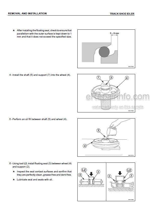 Photo 5 - Komatsu PC80MR-3 Shop Manual Hydraulic Excavator WEBM008601 SN F00003-