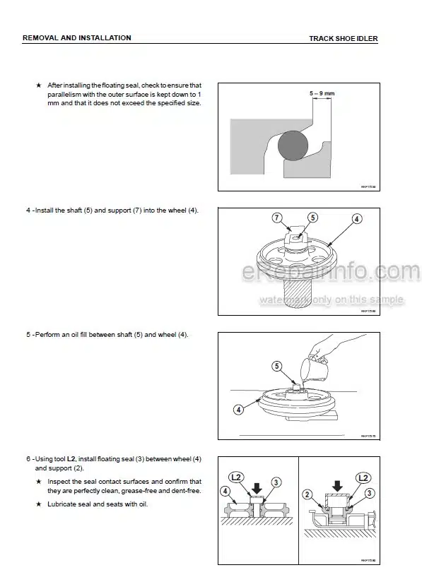 Photo 5 - Komatsu PC80MR-3 Shop Manual Hydraulic Excavator WEBM008601 SN F00003-
