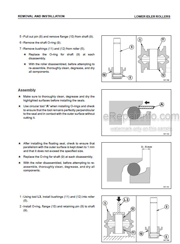 Photo 3 - Komatsu PC88MR-6 Shop Manual Hydraulic Excavator WEBM007200 SN F00003-