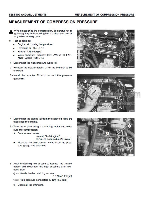 Photo 7 - Komatsu PC88MR-6 Shop Manual Hydraulic Excavator WEBM007200 SN F00003-