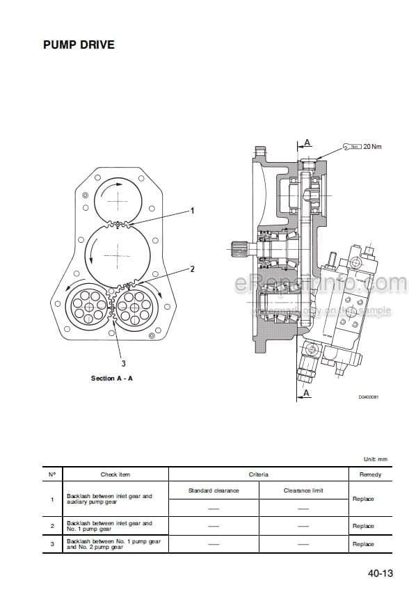 Photo 5 - Komatsu PC95-1 Shop Manual Hydraulic Excavator WEBMPC9500 SN 5000007-
