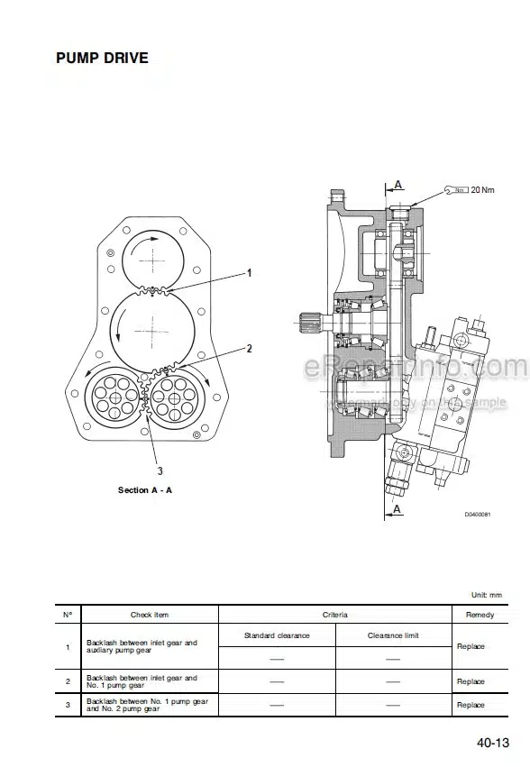 Photo 5 - Komatsu PC95-1 Shop Manual Hydraulic Excavator WEBMPC9500 SN 5000007-