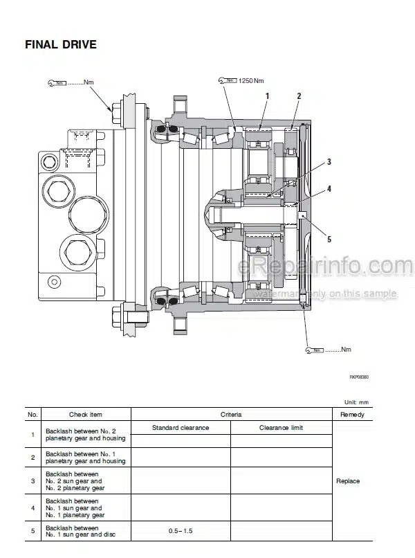 Photo 5 - Komatsu PC95R-2 Shop Manual Hydraulic Excavator WEBM001700 SN 21D5000001-