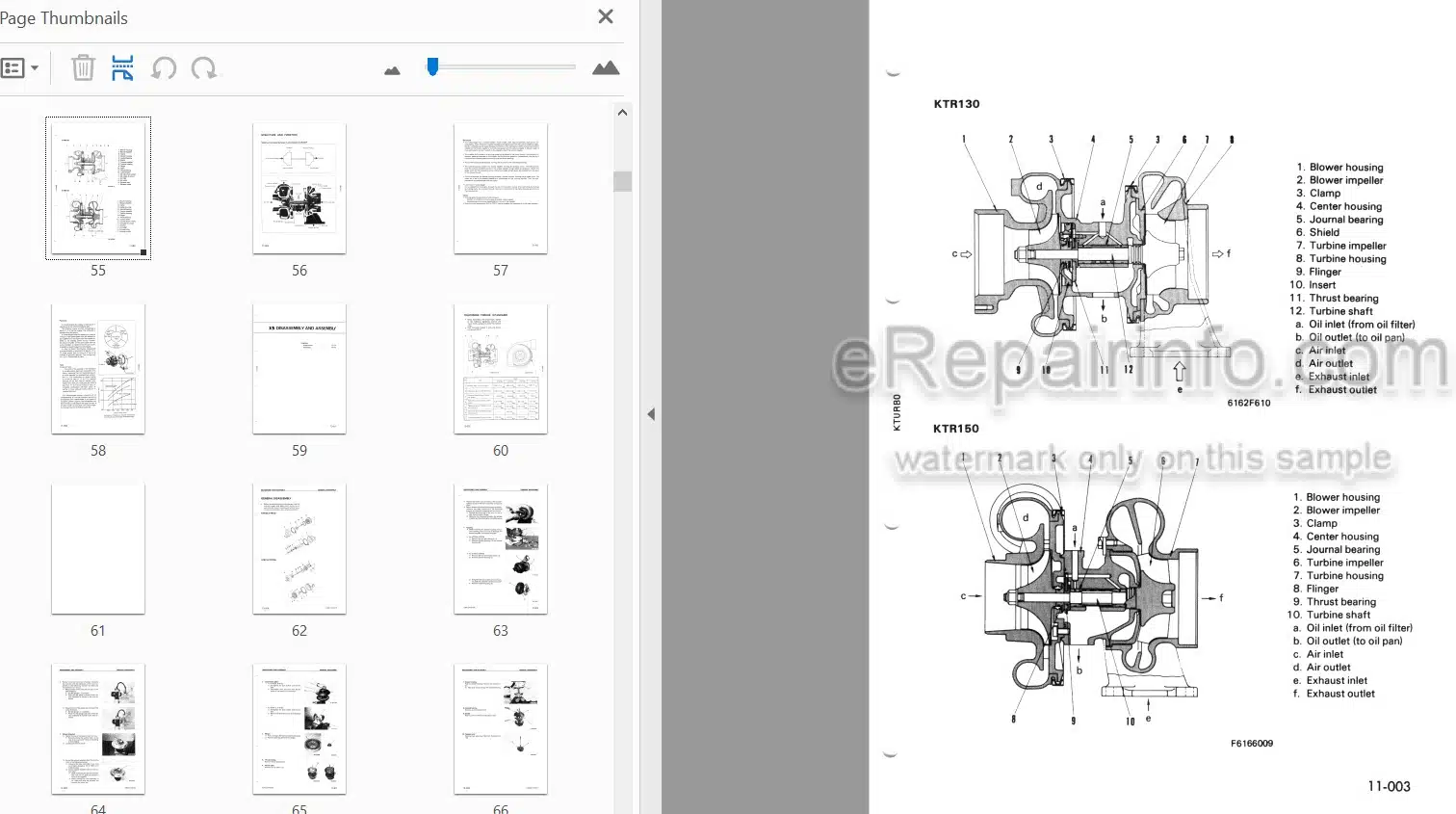 Photo 3 - Komatsu Shop Manual Components Of Engine SEBM040401