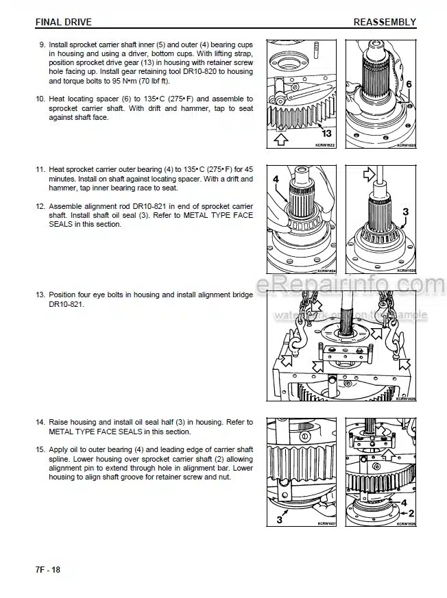 Photo 7 - Komatsu Galeo D51EX-22 D51PX-22 Shop Manual Crawler Tractor CEBM019106 SN B10001-