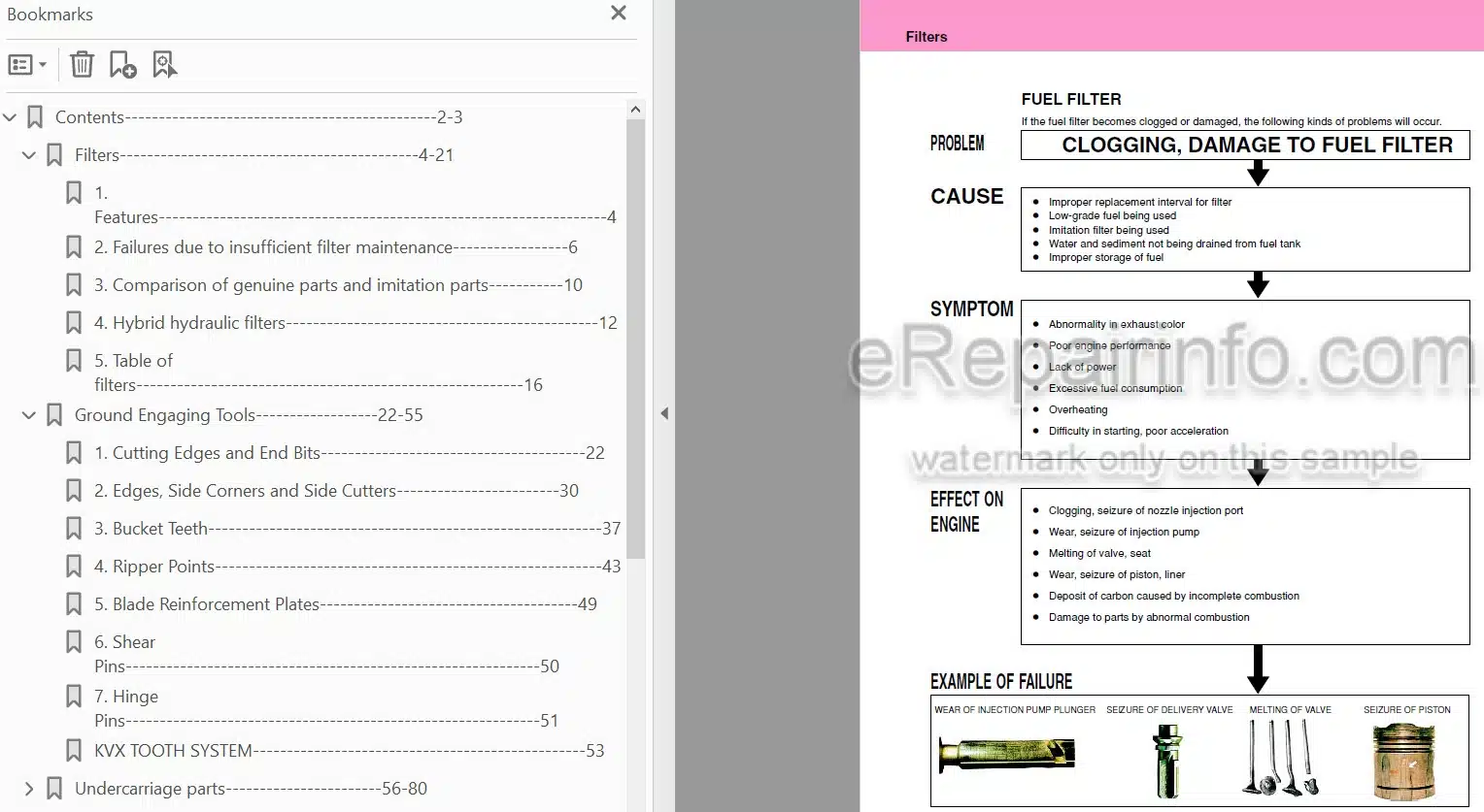 Photo 3 - Komatsu The Gold Book Comprehensive Parts And Accessories Catalog
