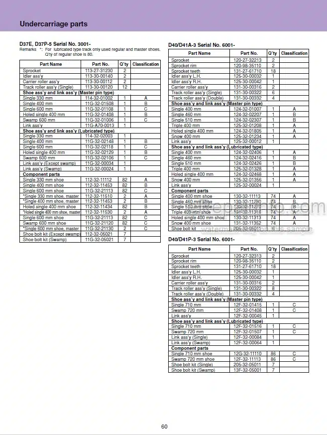 Photo 4 - Komatsu The Gold Book Comprehensive Parts And Accessories Catalog