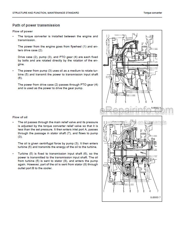 Photo 5 - Komatsu WA470-5H WA480-5H Shop Manual Wheel Loader VEBM180101 SN H50051-