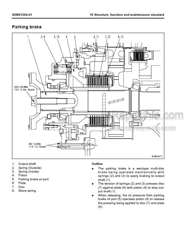 Photo 3 - Komatsu WA470-6 WA480-6 Shop Manual Wheel Loader SEN00783-07 SN 85001-
