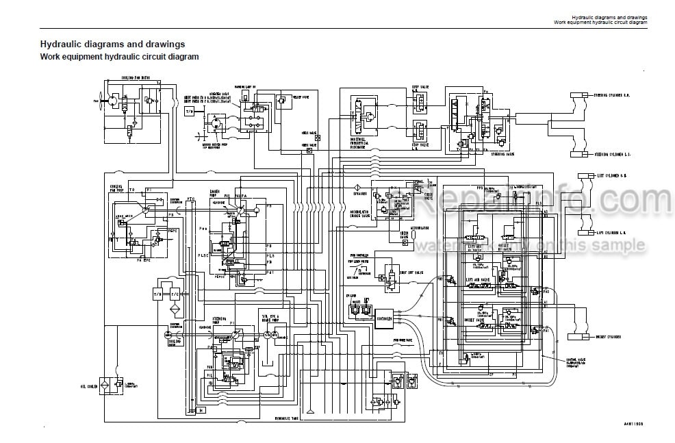 Photo 4 - Komatsu WA500-6 Shop Manual Stone Handling Spec Wheel Loader SEN05647-00 SN 55739-