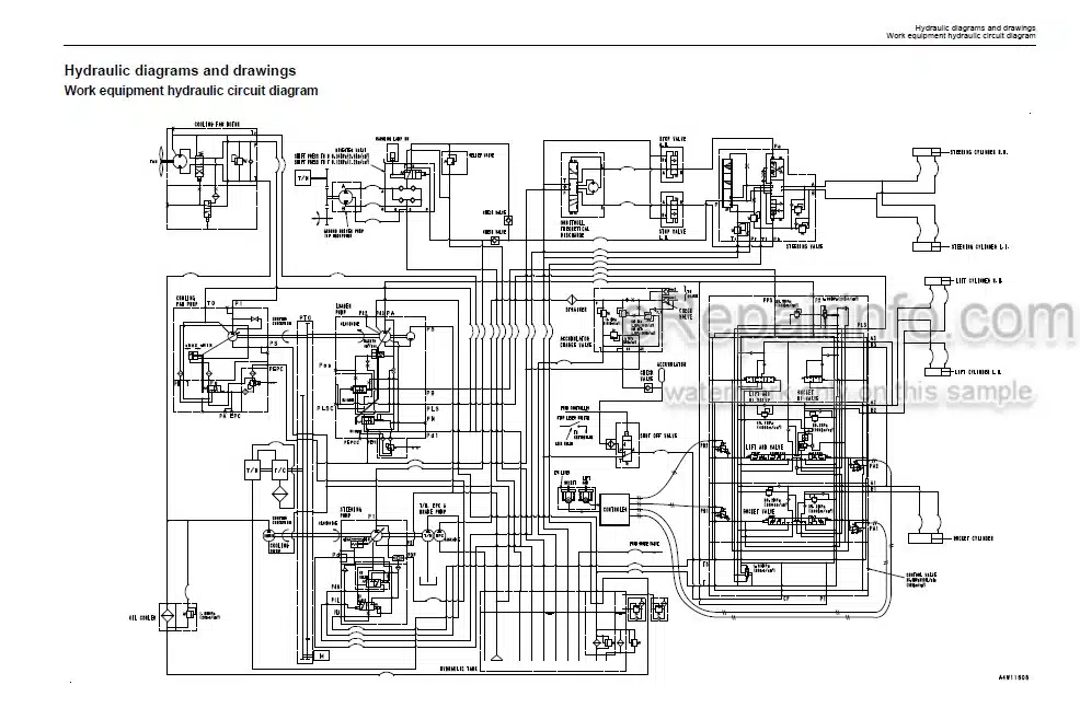 Photo 4 - Komatsu WA500-6 Shop Manual Stone Handling Spec Wheel Loader SEN05647-00 SN 55739-