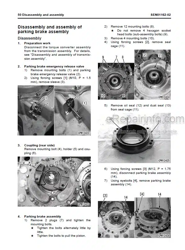 Photo 1 - Komatsu WA600-6 Shop Manual Wheel Loader SEN00235-14 SN 60001-