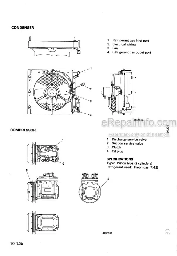 Photo 3 - Komatsu WA700-1 Shop Manual Wheel Loader SEBM04270104 SN 10001-