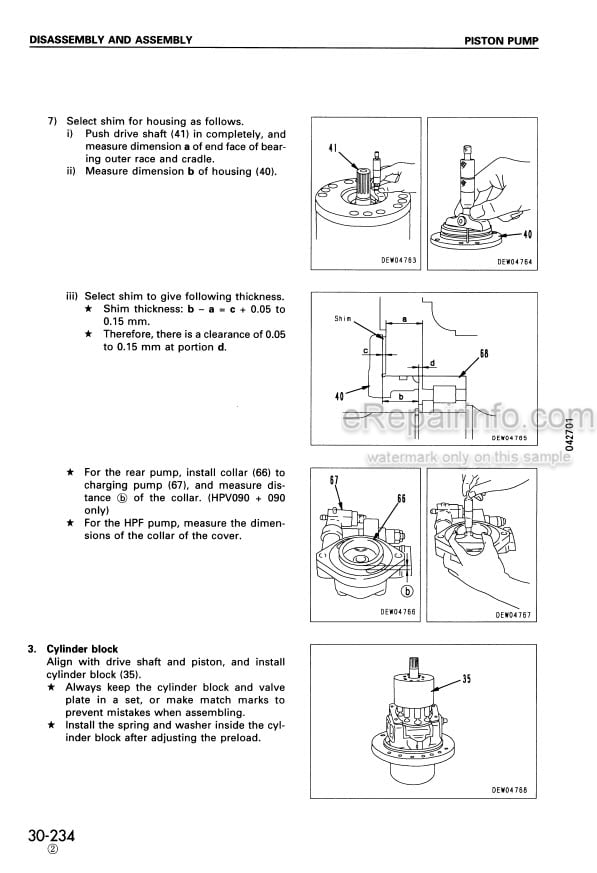 Photo 7 - Komatsu WA800-1 WA800-2 Shop Manual Wheel Loader SEBD04280113
