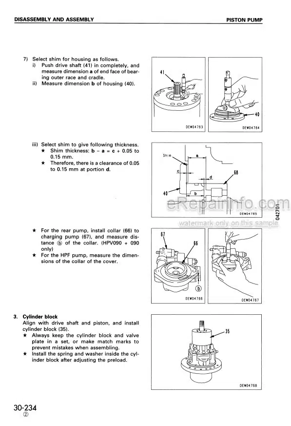 Photo 7 - Komatsu WA900-1 Shop Manual Wheel Loader SEBM008002 SN 10001-