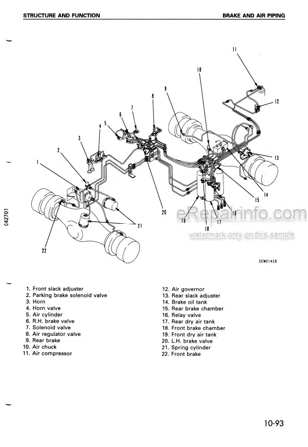Photo 5 - Komatsu WA900-1 Shop Manual Wheel Loader SEBM008002 SN 10001-