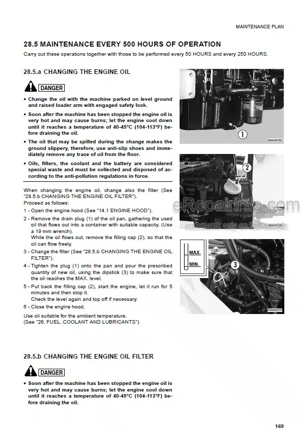 Photo 2 - Komatsu WB140-2 WB150-2 Operation And Maintenance Manual Backhoe Loader WEAD000902