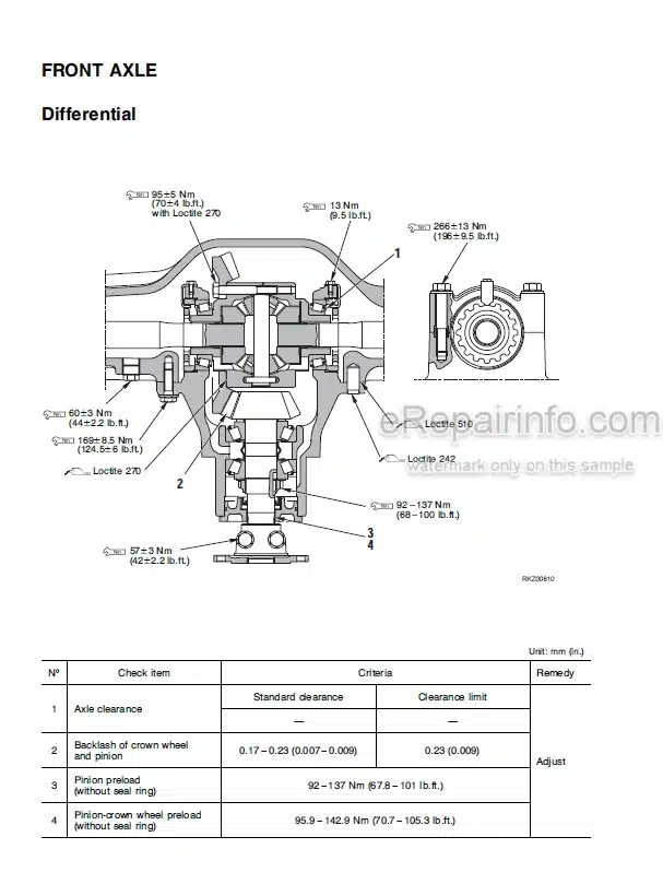 Photo 3 - Komatsu WB140PS-2 WB150PS-2 Shop Manual Backhoe Loader WEBD002502 SN F50001-