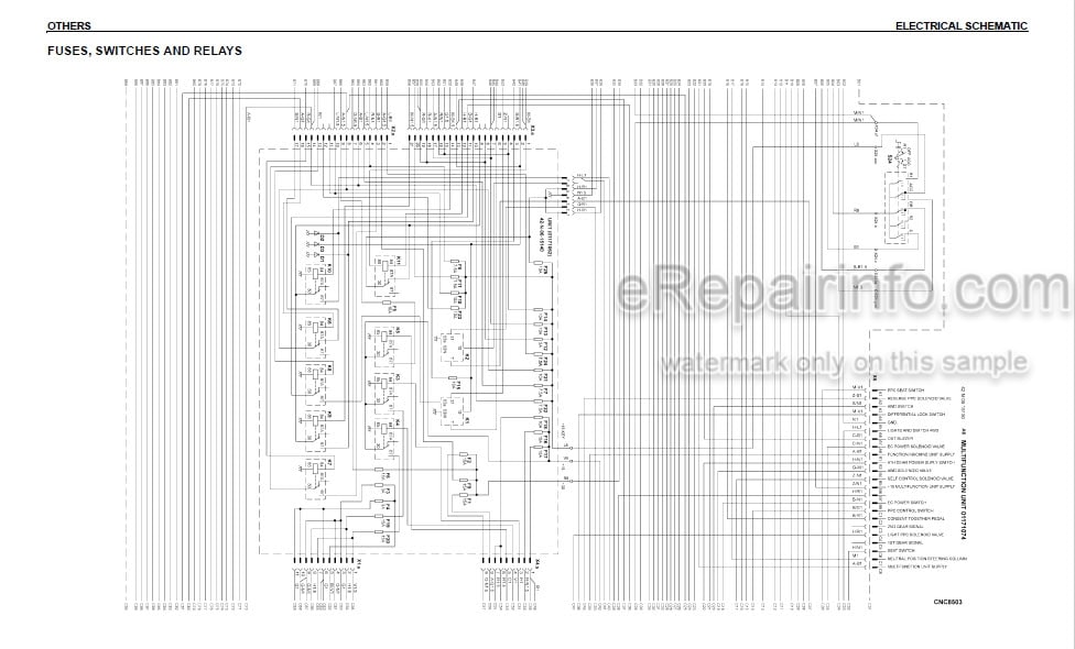 Photo 5 - Komatsu WB142-5 Shop Manual Backhoe Loader CEBM018903 SN A13001-