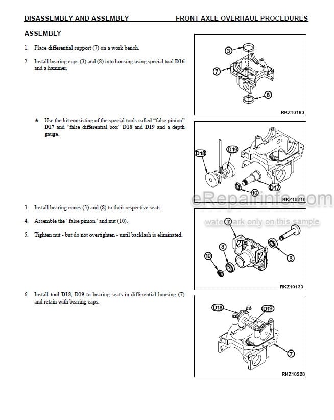 Photo 5 - Komatsu WB146PS-5 Shop Manual Backhoe Loader CEBM018501 SN A43001-