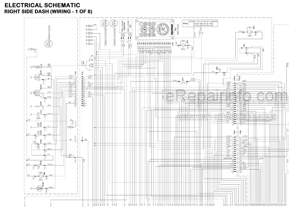Photo 4 - Komatsu WB146PS-5 Shop Manual Backhoe Loader CEBM018501 SN A43001-
