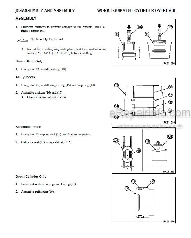 Photo 3 - Komatsu WB156-5 Shop Manual Backhoe Loader CEBM016602 SN A63001-