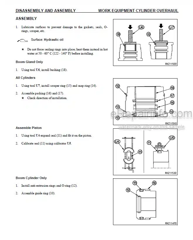 Photo 3 - Komatsu WB156-5 Shop Manual Backhoe Loader CEBM016602 SN A63001-