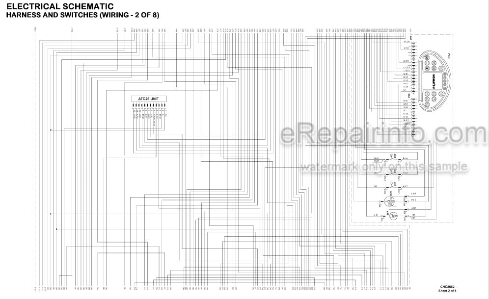Photo 5 - Komatsu WB156PS-5 Shop Manual Backhoe Loader CEBM002201 SN A73001-