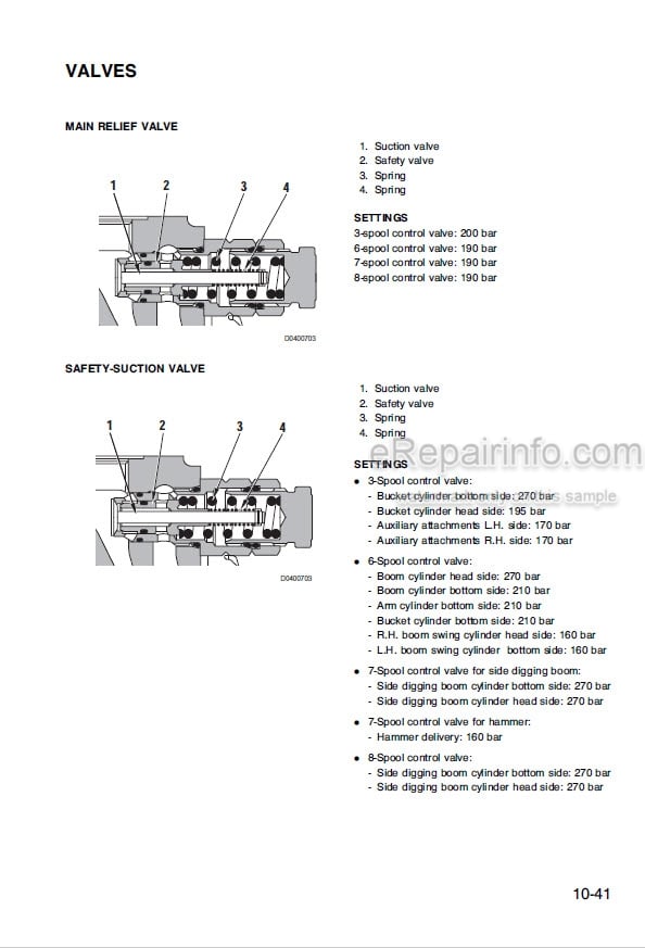 Photo 3 - Komatsu WB70A-1 Shop Manual Backhoe Loader WEBMWB7000 SN F10001-