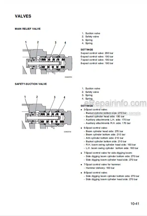 Photo 3 - Komatsu WB70A-1 Shop Manual Backhoe Loader WEBMWB7000 SN F10001-