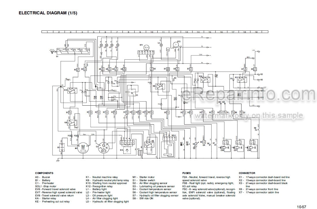 Photo 5 - Komatsu WB70A-1 Shop Manual Backhoe Loader WEBMWB7000 SN F10001-