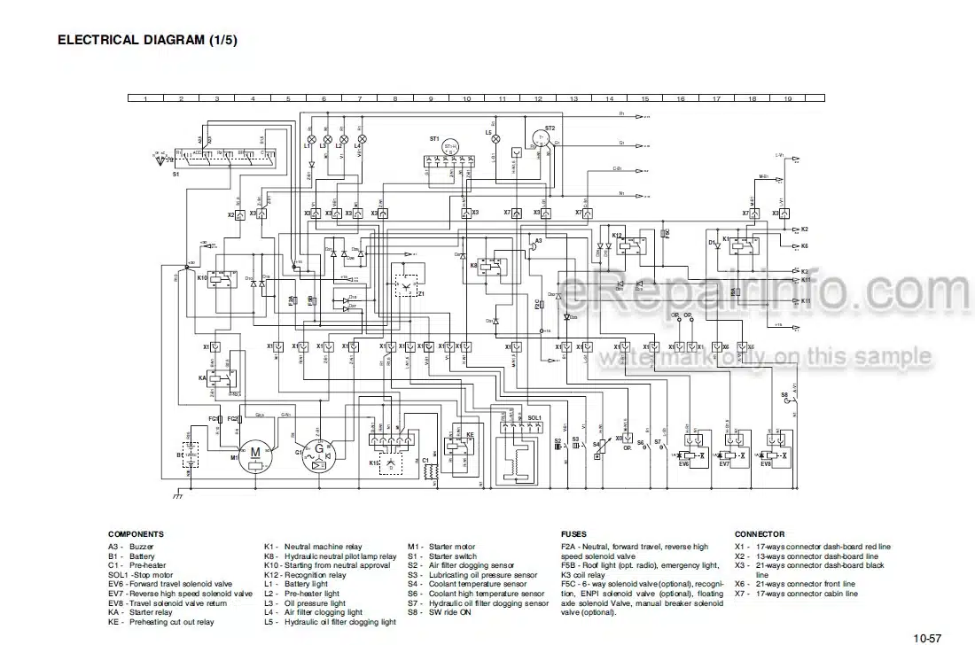 Photo 5 - Komatsu WB70A-1 Shop Manual Backhoe Loader WEBMWB7000 SN F10001-