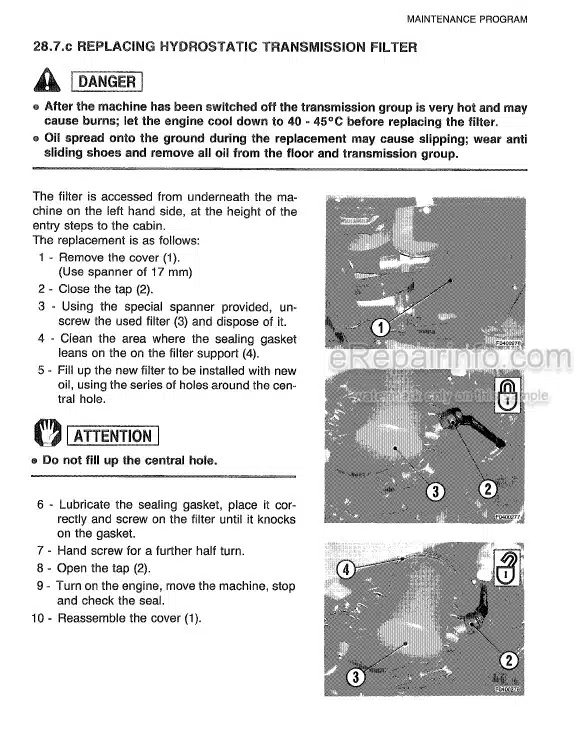 Photo 7 - Komatsu WB70A-1 Operation And Maintenance Manual Backhoe Loader WEAM005802 SN F11021-