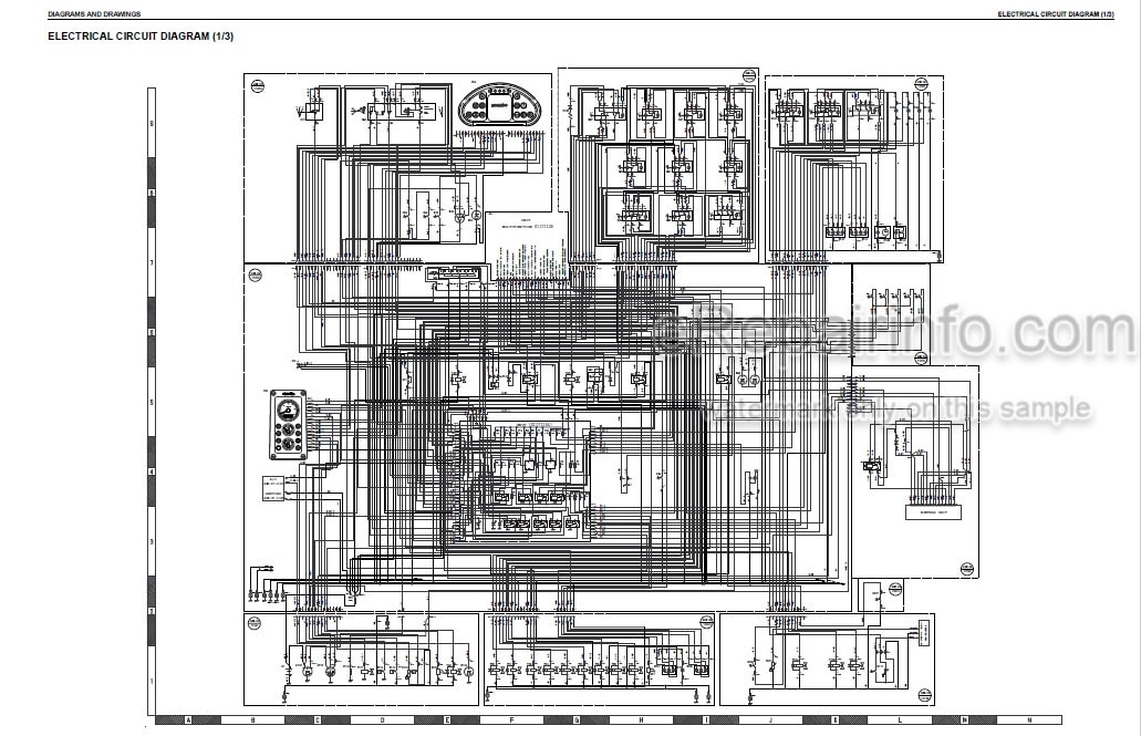 Photo 3 - Komatsu WB93R-5E0 Shop Manual Backhoe Loader WENBM00111 SN F70001-