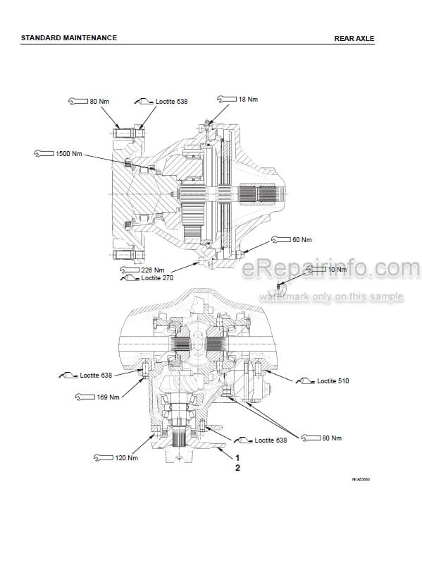 Photo 5 - Komatsu WB93R-5E0 Shop Manual Backhoe Loader WENBM00111 SN F70001-