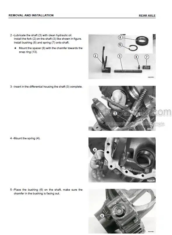 Photo 7 - Komatsu WB91R-5 Shop Manual Backhoe Loader WEBM007600 SN F00003-