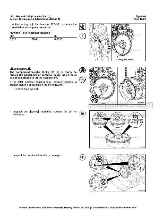 Photo 5 - Cummins ISBE ISB QSB Service Manual Vol 2 Engine With Common Rail System 4021271